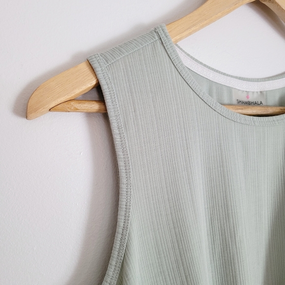 Shambhala | Mint Twist Front Knot Tank Top - Picture 6 of 11